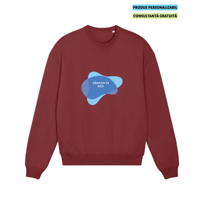 Bluza Unisex Ledger Dry Red Earth Personalizata