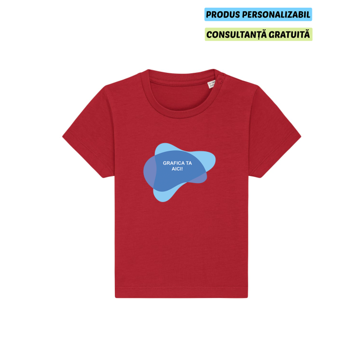 Tricou Bebelusi Baby Creator Rosu Personalizat