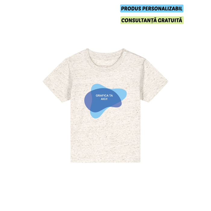 Tricou Bebelusi Baby Creator Eco-Heather Personalizat