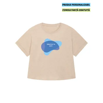 Tricou Dama Collider Heather Rainbow Personalizat