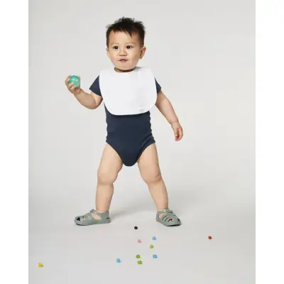 Bavetica Bebelusi Baby BiB Alb Cala