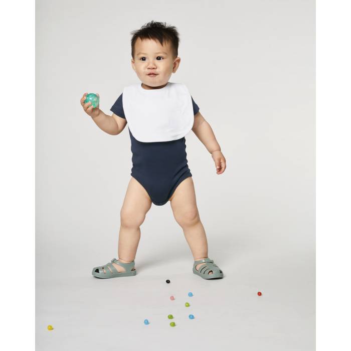 Bavetica Bebelusi Baby BiB Alb Cala