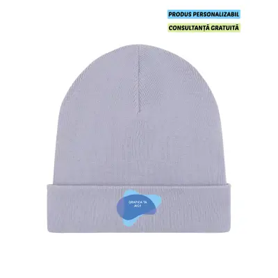 Caciula Unisex Rib Beanie Lavender Personalizata