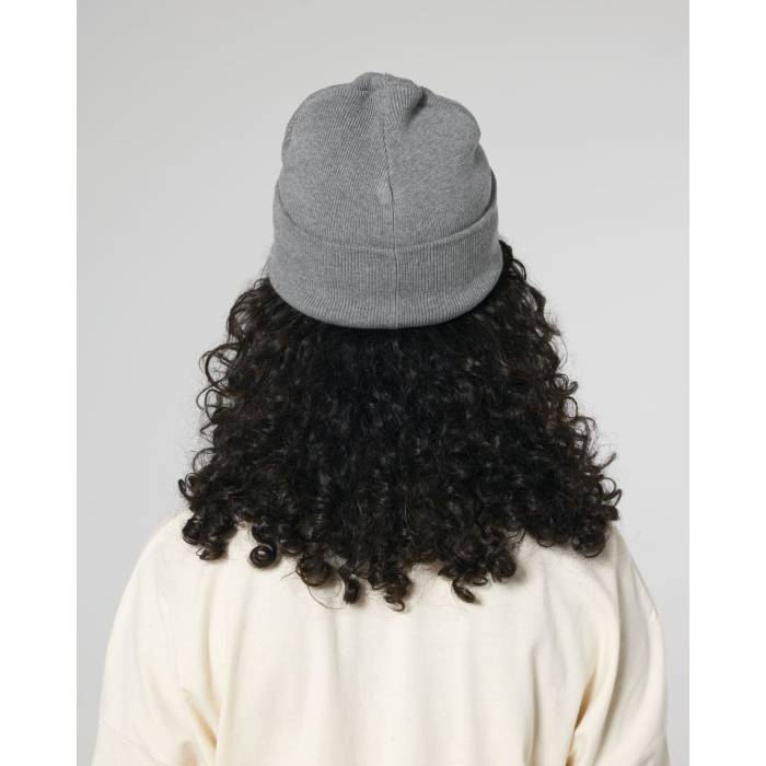 Caciula Unisex Rib Beanie Mid Heather Grey Cala