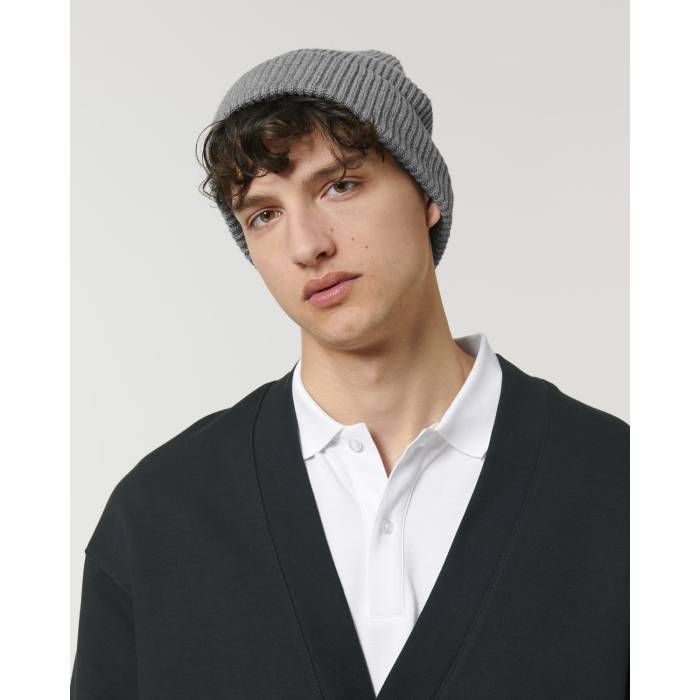 Caciula Unisex Fisherman Beanie Mid Heather Grey Cala