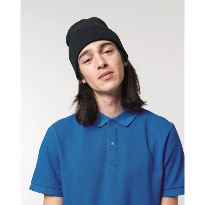 Caciula Unisex Rib Beanie Negru Personalizata