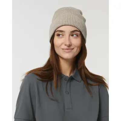 Caciula Unisex Fisherman Beanie Heather Sand Cala