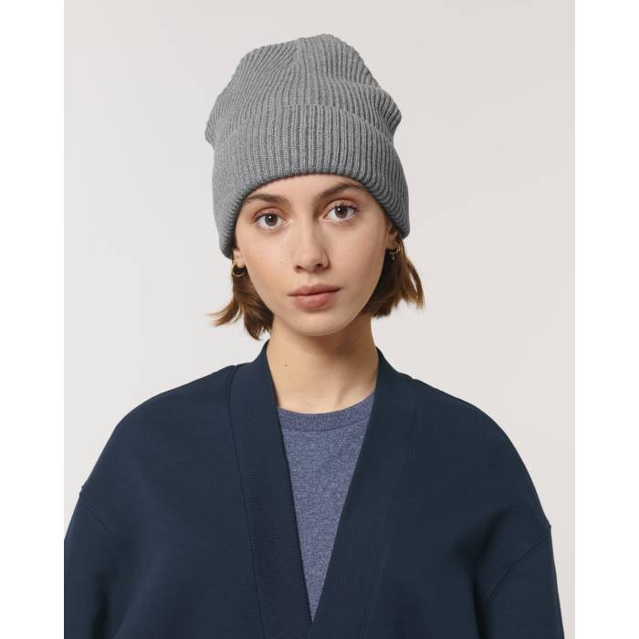 Caciula Unisex Fisherman Beanie Mid Heather Grey Cala