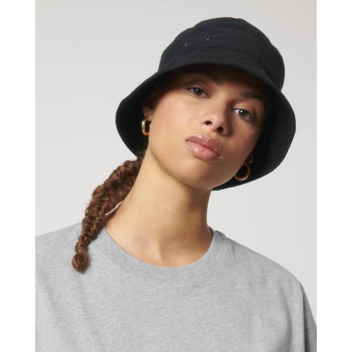 Palarie Unisex Bucket Hat Negru Cala