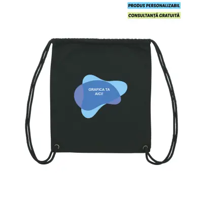 Rucsac Unisex Gym Bag Negru Personalizat