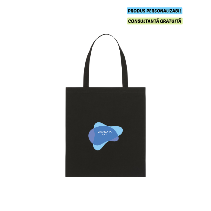 Tote Bag Unisex Light Negru Personalizat