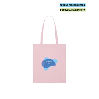 Tote Bag Unisex Light Cotton Pink Personalizat