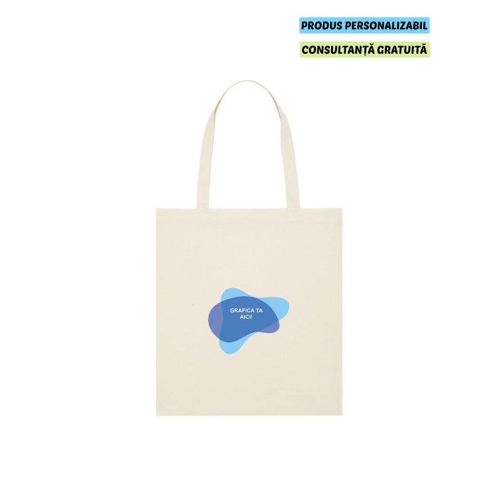 Tote Bag Unisex Light Natural Raw Personalizat