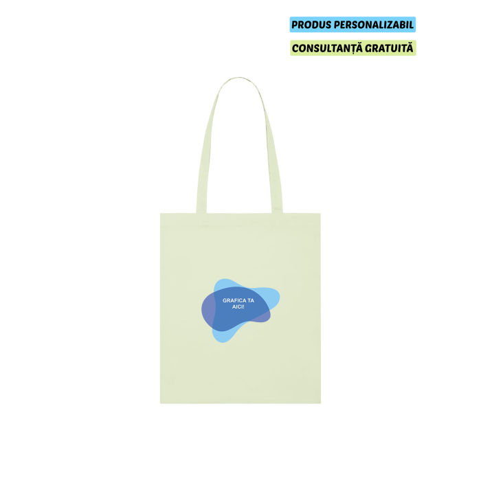 Tote Bag Unisex Light Stem Green Personalizat