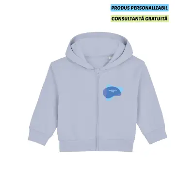 Hanorac Bebelusi Baby Connector Serene Blue Personalizat