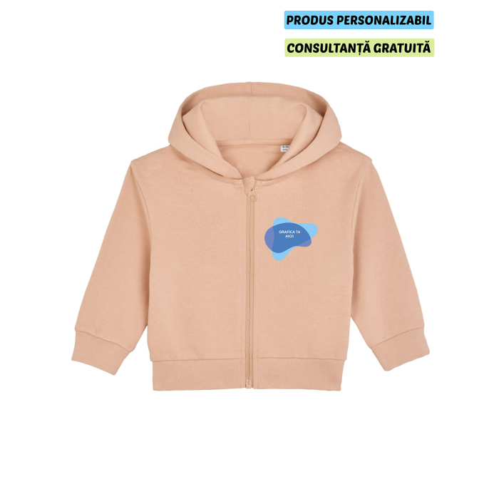 Hanorac Bebelusi Baby Connector Fraiche Peche Personalizat