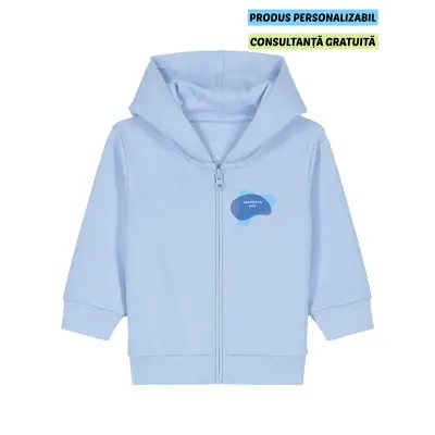 Hanorac Bebelusi Baby Connector Blue soul Personalizat