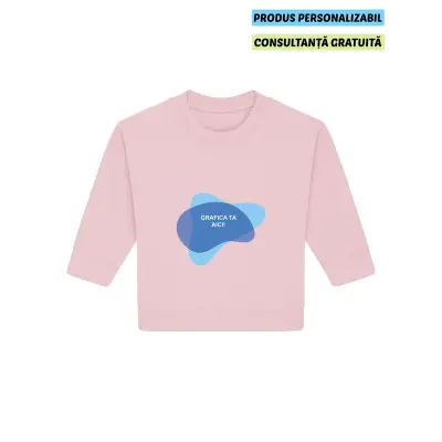 Bluza Bebelusi Baby Changer Cotton Pink Personalizata
