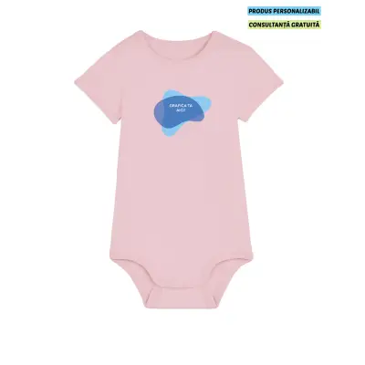 Body Bebelusi Baby Body Cotton Pink Personalizat
