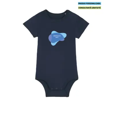 Body Bebelusi Baby Body French Navy Personalizat