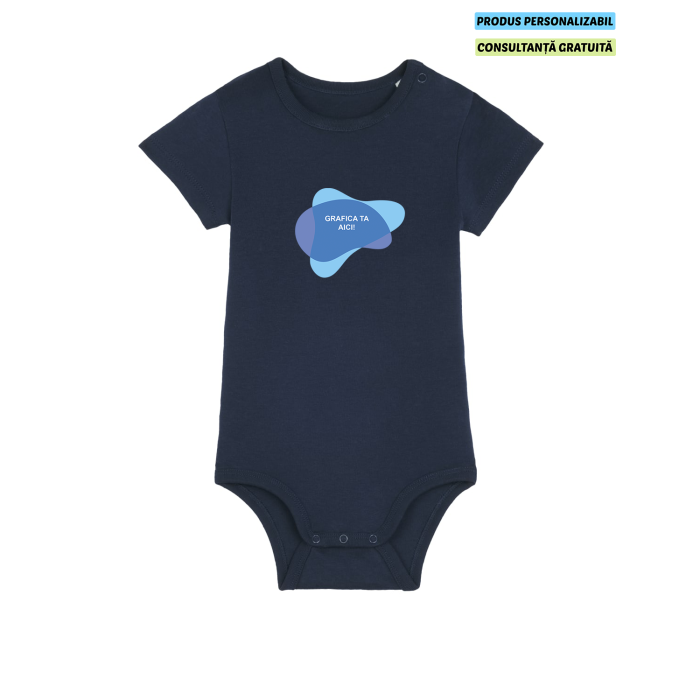 Body Bebelusi Baby Body French Navy Personalizat