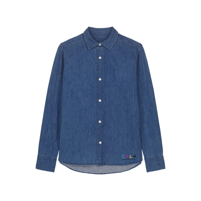 Camasa Dama Denim Mid Wash Cala Camasa Dama Denim Mid Wash Cala