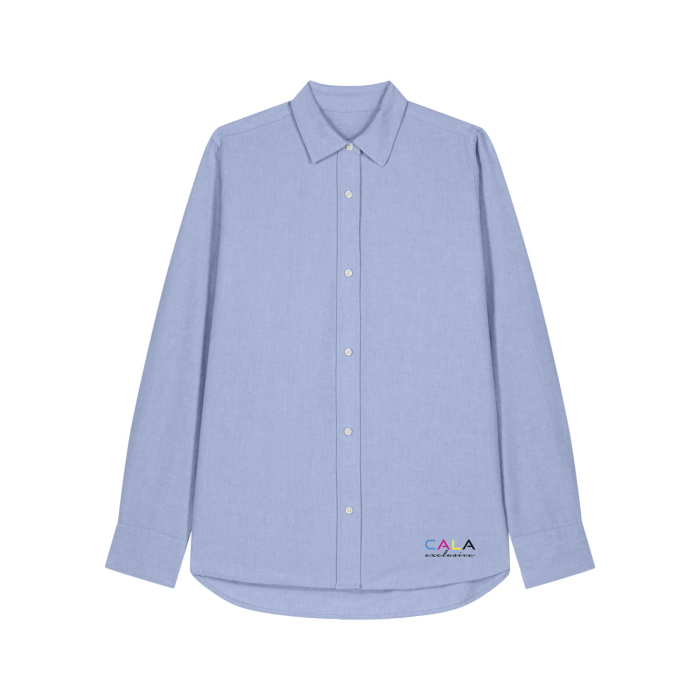 Camasa Dama Oxford Blue Oxford Cala
