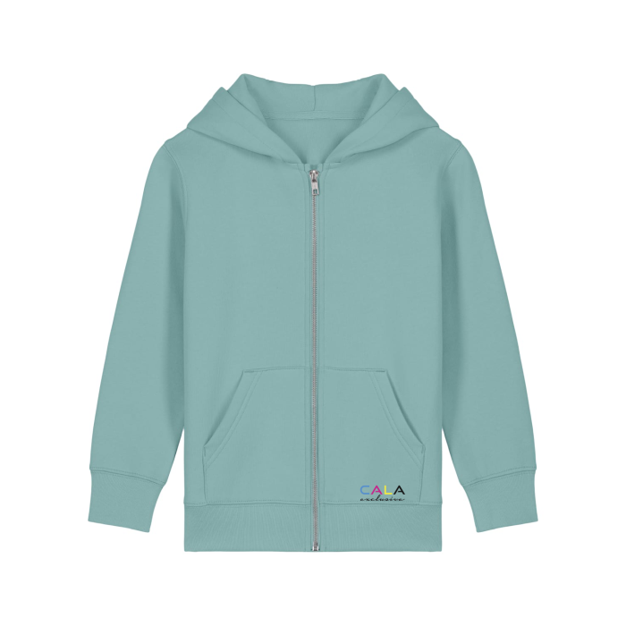 Hanorac Copii Mini Cultivator 2.0 Teal Monstera Cala