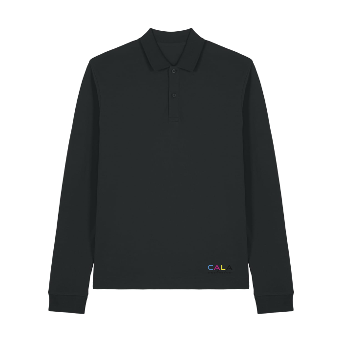 Tricou Polo Unisex Prepster 2.0 Long Sleeve Negru Cala