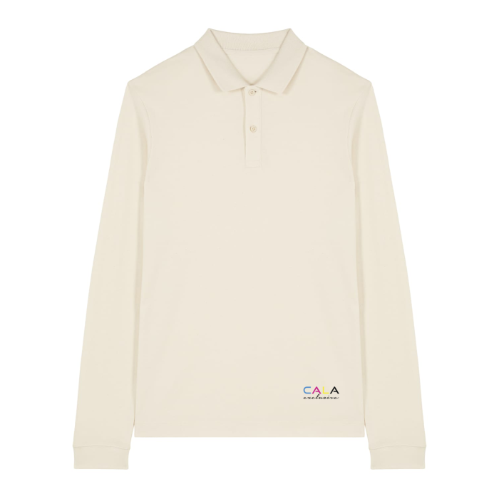 Tricou Polo Unisex Prepster 2.0 Long Sleeve Natural Raw Cala