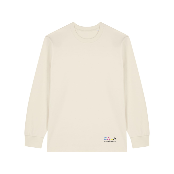 Tricou Unisex Freestyler Long Sleeve Natural Raw Cala