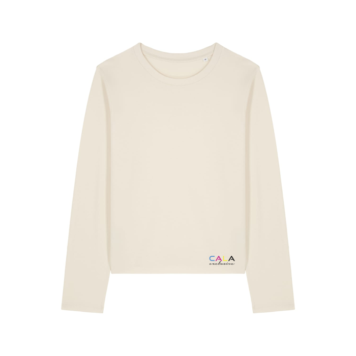 Tricou Dama Muser Long Sleeve Natural Raw Cala