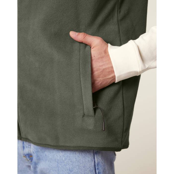 Vesta Fleece Barbat Quester Khaki Cala