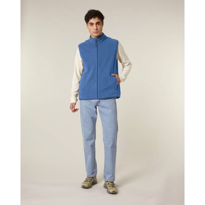 Vesta Fleece Barbat Quester Mindful Blue Cala