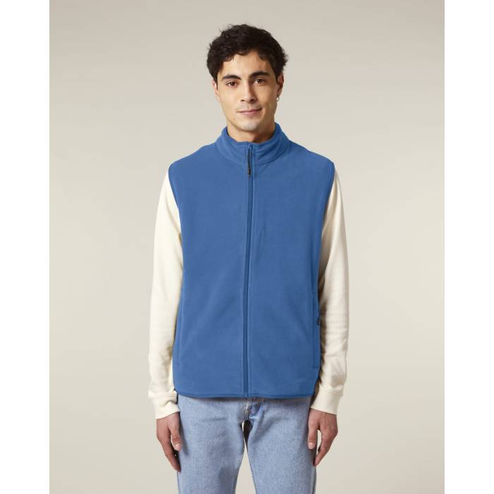 Vesta Fleece Barbat Quester Mindful Blue Cala