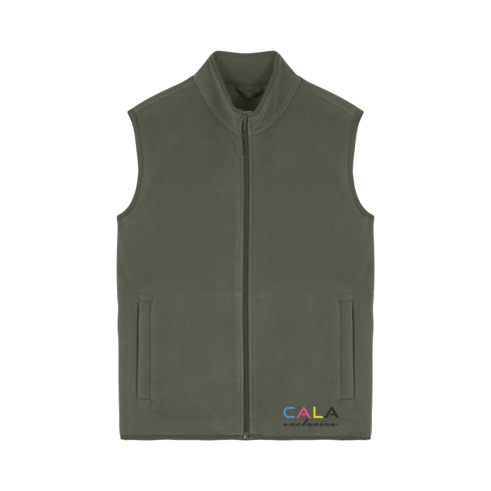 Vesta Fleece Barbat Quester Khaki Cala