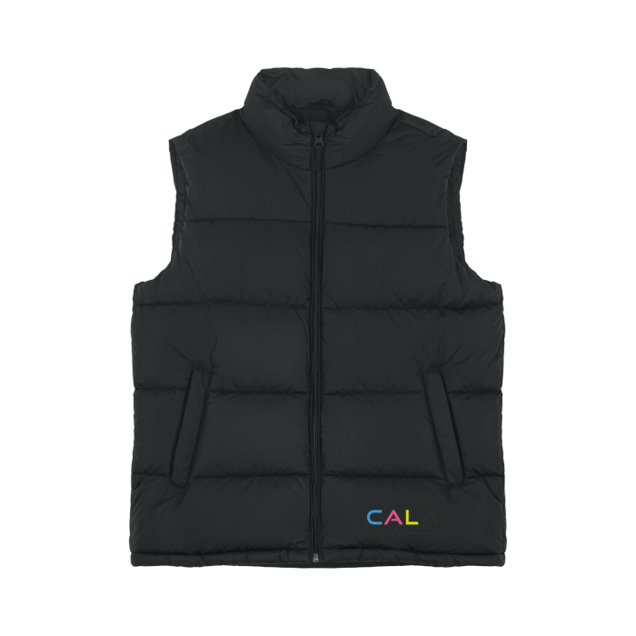 Vesta Unisex Puffer Gilet Negru Cala
