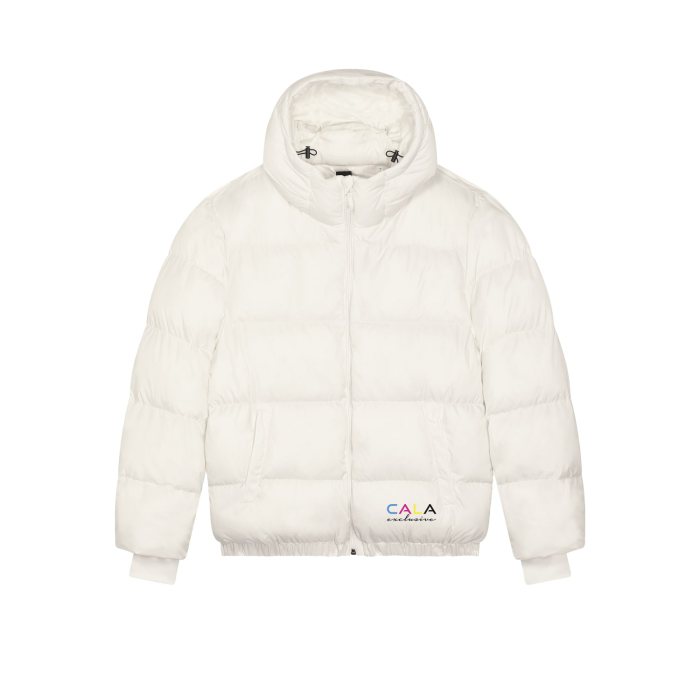 Jacheta Unisex Puffer Off White Cala