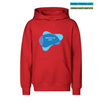 Malfini Hanorac Chill Copii Rosu Personalizat