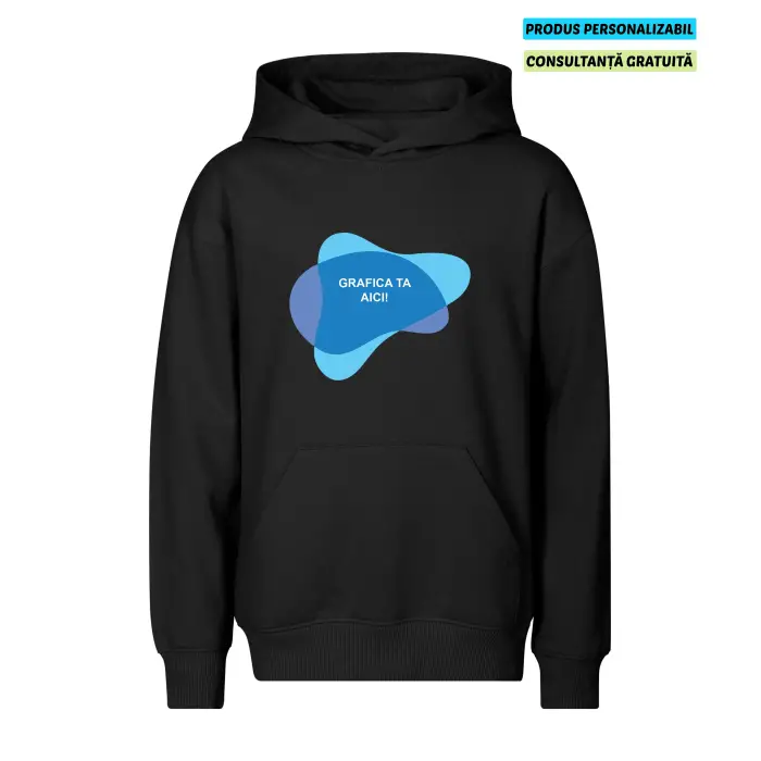 Malfini Hanorac Chill Copii Negru Personalizat