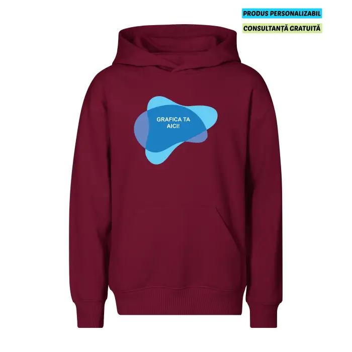 Malfini Hanorac Chill Copii Garnet Personalizat