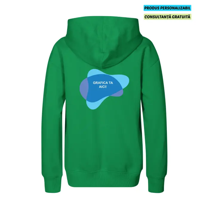 Malfini Hanorac Chill Copii Verde Personalizat