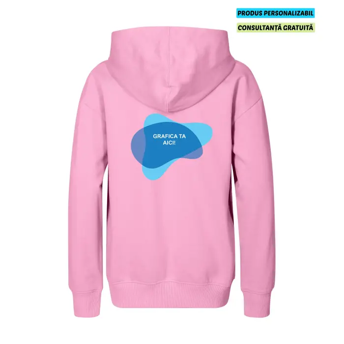 Malfini Hanorac Chill Copii Roz Personalizat