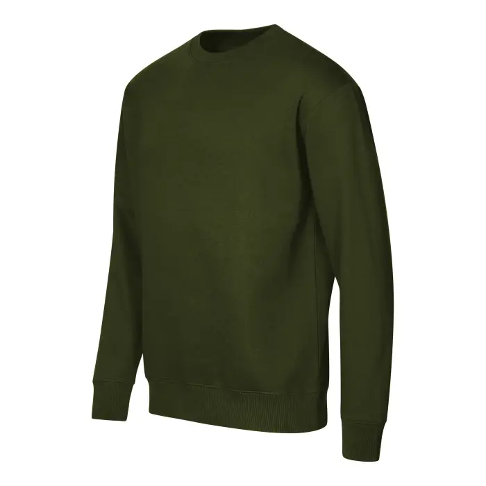 Malfini Bluza Crew Unisex Verde militar Personalizat