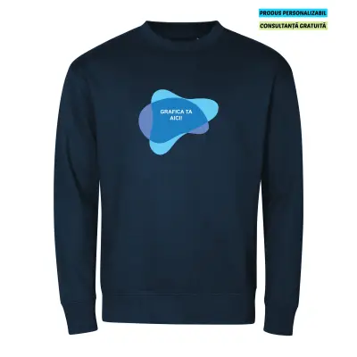 Malfini Bluza Crew Unisex Bleumarine Personalizat