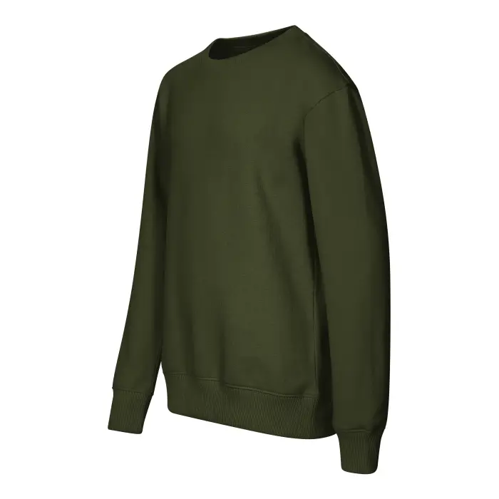 Malfini Bluza Crew Copii Verde militar Personalizat Malfini Bluza Crew Copii Verde militar Personalizat