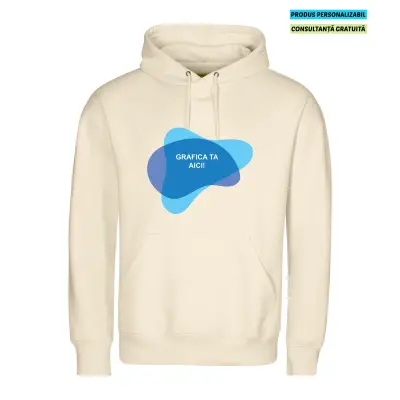 Malfini Hanorac Cloud Unisex Bej Personalizat