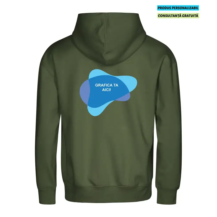 Malfini Hanorac Cloud Unisex Khaki Personalizat