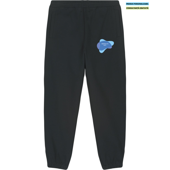 Pantaloni Unisex Jammer Dry Negru Personalizat