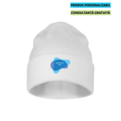 Malfini Caciula Beanie Unisex Alb Personalizata